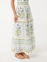 Francine Printed Maxi Skirt