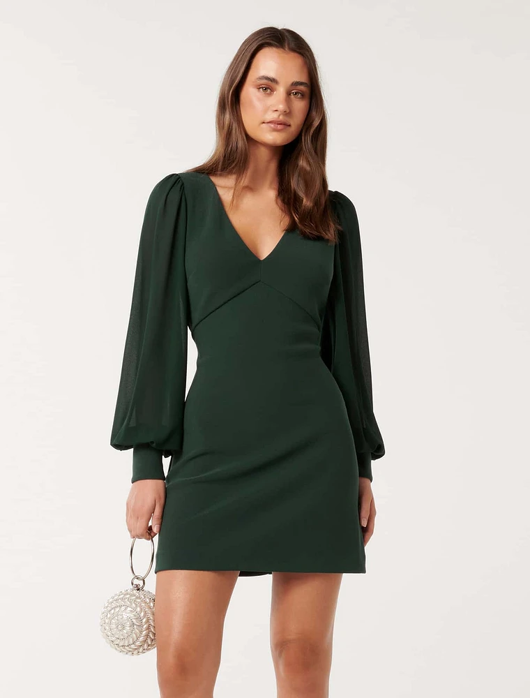 Adelaide V-Neck Mini Dress