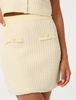 Aria Bouclé Knit Skirt