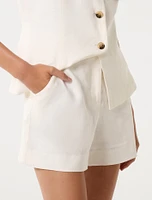 Pip Tailored Linen Shorts