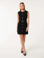 Parker Luxe Utility Mini Dress