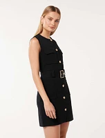 Parker Luxe Utility Mini Dress