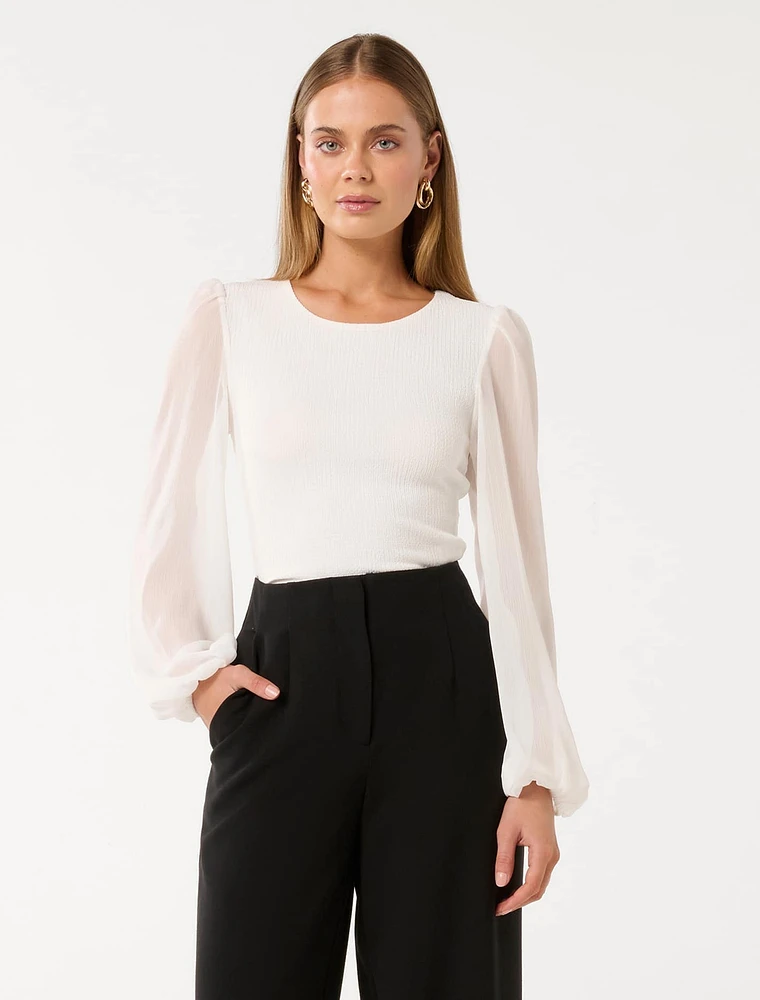 Gwen Textured Top