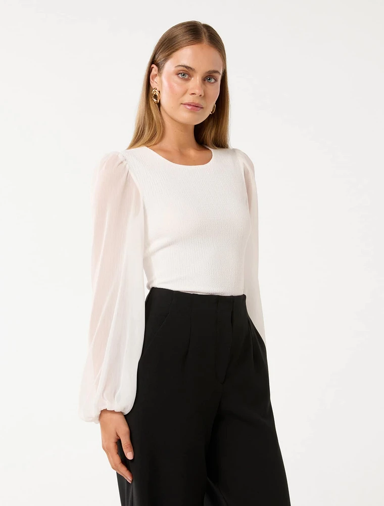 Gwen Textured Top