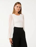 Gwen Textured Top