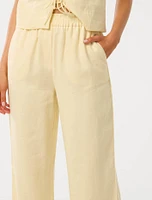 Eva Linen Straight Leg Pant