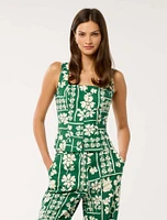 Miley Square-Neck Waistcoat