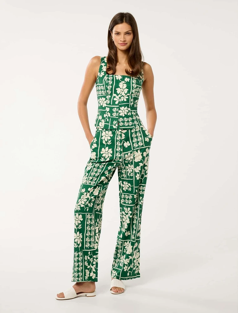 Miley Square-Neck Waistcoat