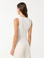 Jacqueline Crepe Wrap Top