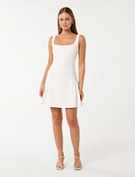 Tanya Pleated Mini Dress