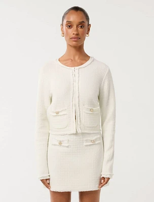 Faith Petite Textured Cardigan