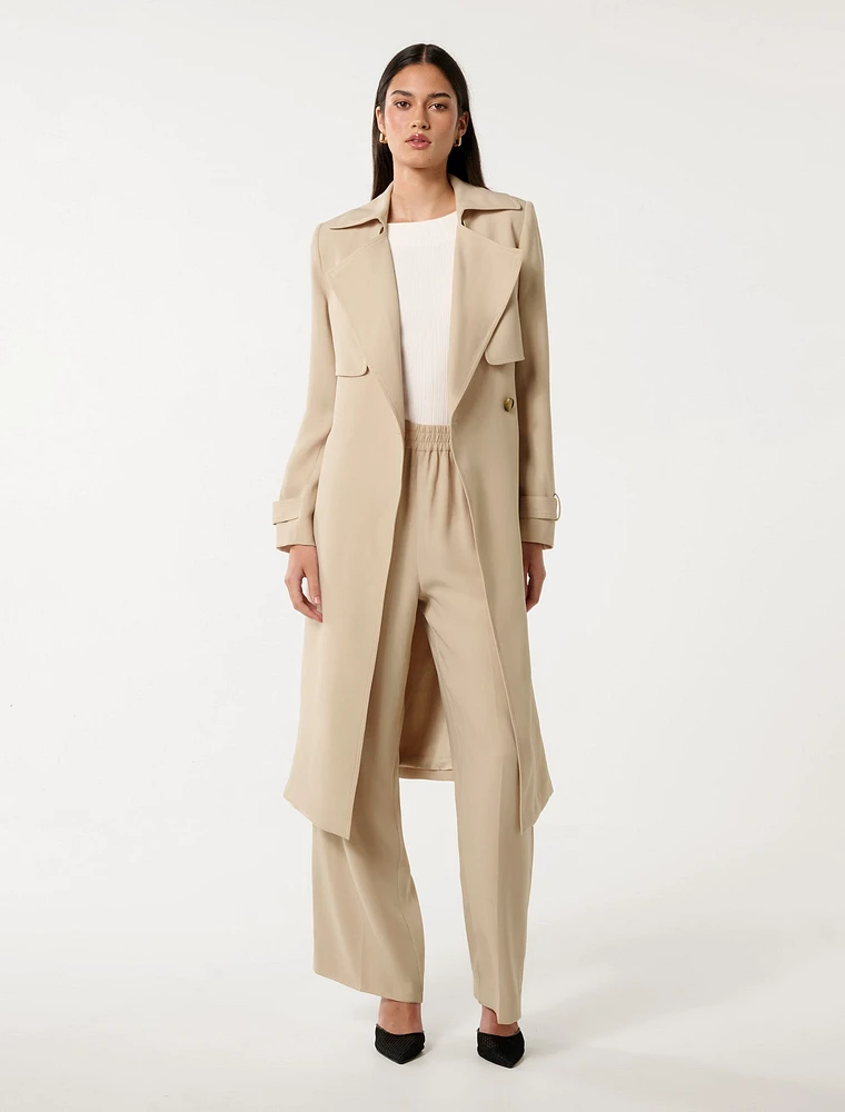 Emma Soft Trench Coat