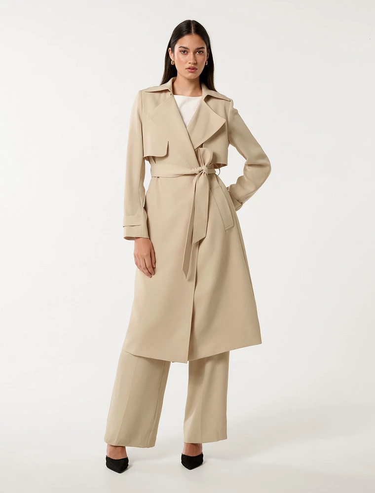 Emma Soft Trench Coat