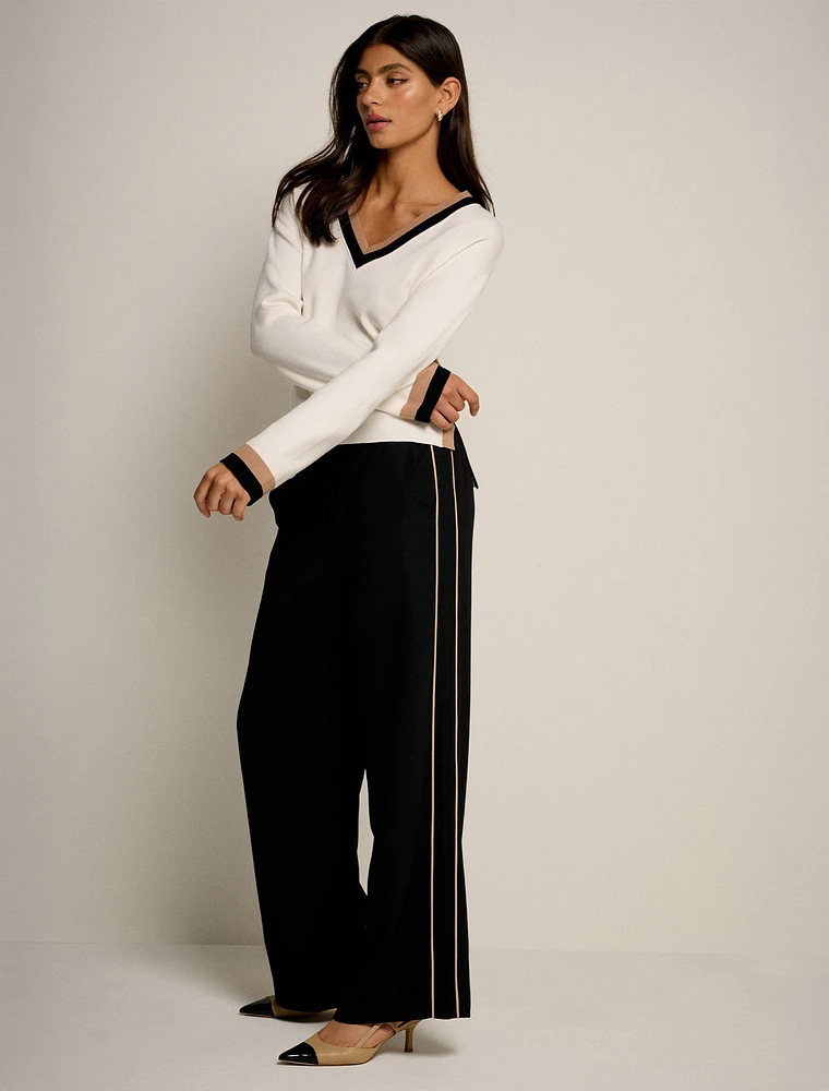 Brandi Stripe Wide Leg Pant