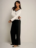 Brandi Stripe Wide Leg Pant