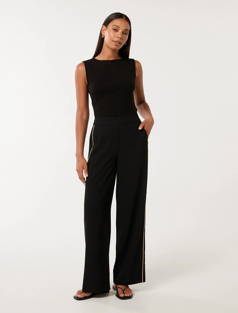 Brandi Stripe Wide Leg Pant