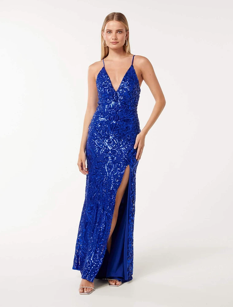 Parker Sequin Gown