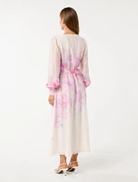 Kahlani Printed Midi Dress