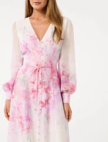 Kahlani Printed Midi Dress