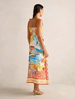Sicilia Printed Midi Dress