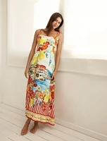 Sicilia Printed Midi Dress