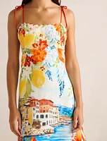 Sicilia Printed Midi Dress