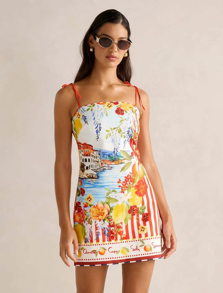 Sierra Printed Mini Dress