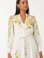 Primrose Trim Detail Midi Dress