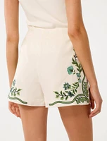 Rosalia Embroidered Shorts