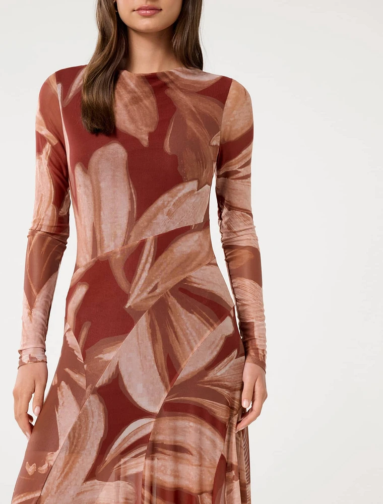 Tammy Asymmetrical Midi Dress