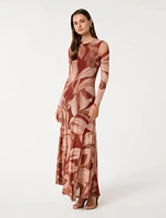 Tammy Asymmetrical Midi Dress