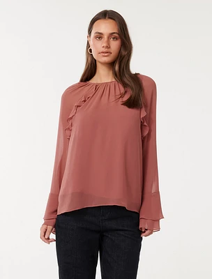 Tori Ruffle Blouse