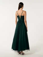 Kaia Tulle Strappy Gown