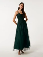 Kaia Tulle Strappy Gown