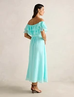 Jemima Ruffle Midi Dress