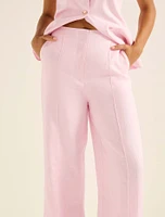 Cynthia Linen Wide Leg Pant