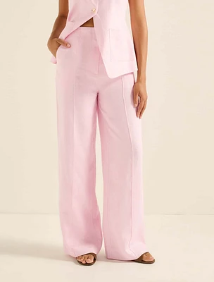 Cynthia Linen Wide Leg Pant