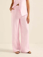 Cynthia Linen Wide Leg Pant