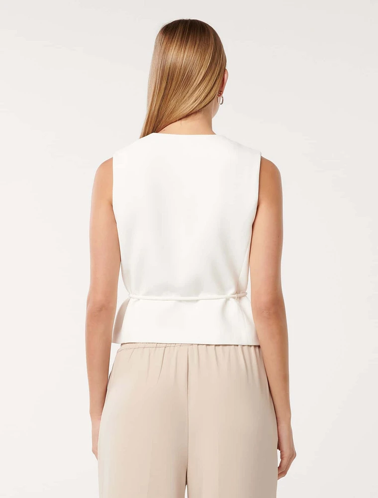 Cari Asymmetrical Waistcoat