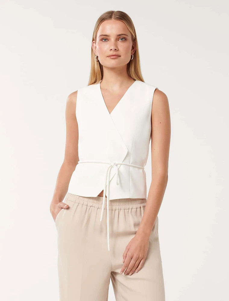 Cari Asymmetrical Waistcoat