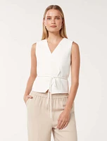 Cari Asymmetrical Waistcoat