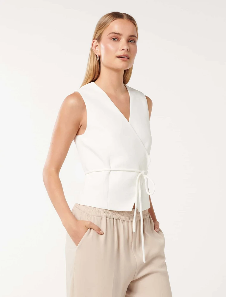 Cari Asymmetrical Waistcoat