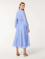 Yasmin Floral Detail Midi Dress