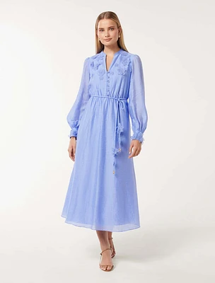Yasmin Floral Detail Midi Dress
