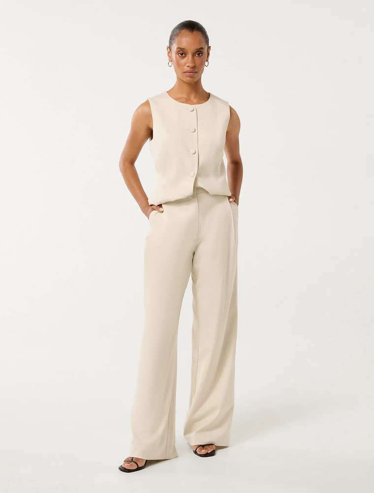 Daniela Petite Wide Leg Pant