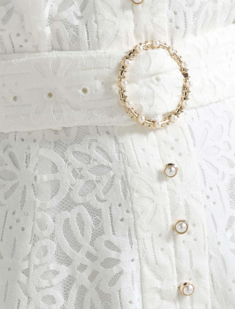 Sinead Petite Lace Mini Dress