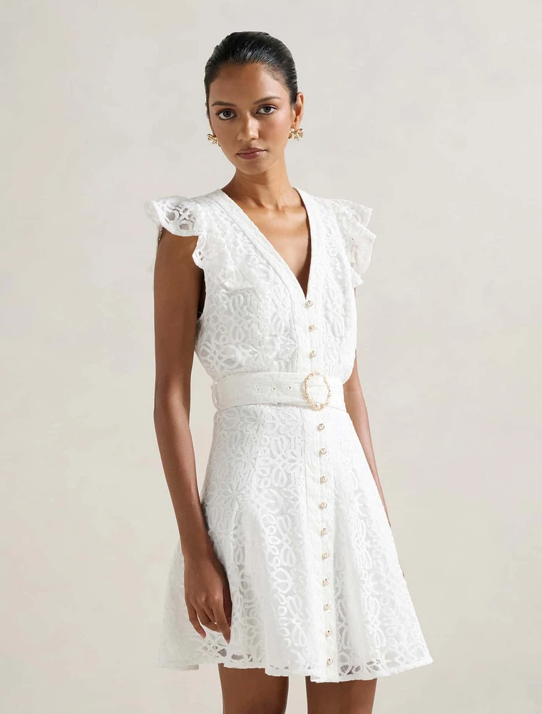 Sinead Petite Lace Mini Dress