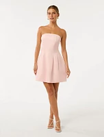 Shayla Petite Strapless Mini Dress