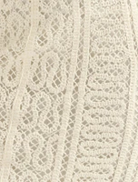 Arianna Crochet Midi Dress
