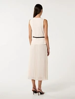 Daphne Waistcoat Midi Dress